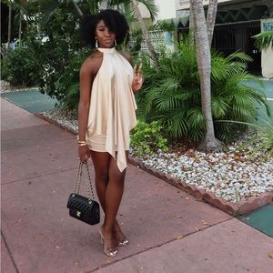 Mini Long Front Elegant Dress